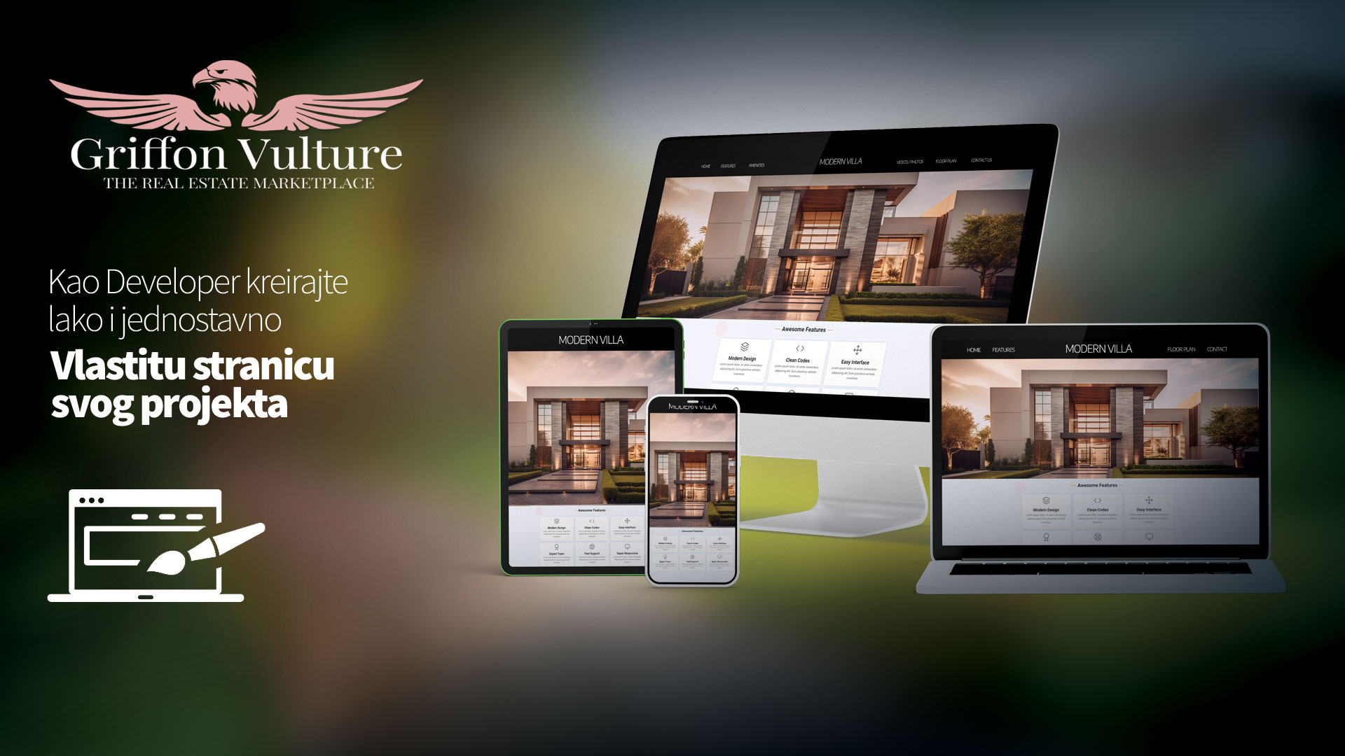 在 Griffon Vulture 创建您的房产展示页面